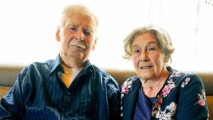 Seit 60 Jahren glücklich miteinander verheiratet: Wolfgang und Hedwig Beck Foto: Morlok