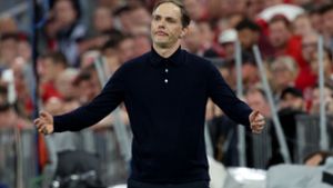 Bayern-Trainer Thomas Tuchel: Der Traum vom CL-Finale in Wembley ist geplatzt. Foto: dpa/Matthias Balk
