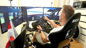 Corona-Krise: Rennfahrer geben im Simulator Gas
