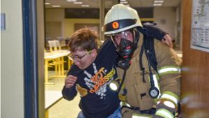 Feuerwehrabteilung Ebingen übt: Eine ganze Schulklasse wird vermisst