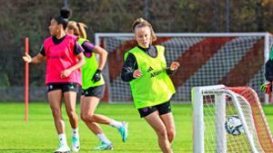 Laura Gloning während einer Trainingseinheit des FCB. Foto: Eibner-Pressefoto/Jenni Maul