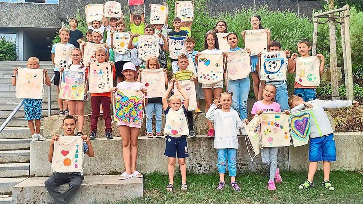 Lembergschule Nagold: Mit dem   Wunsch nach Frieden geht es  in die Ferien