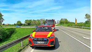 Feuerwehr in Sulz: Feuer im Motorraum