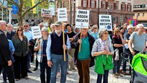 Kundgebung in Altensteig: Am Ende steht das Wort „Würde“