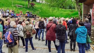 Spaziergang in Baiersbronn: Bürger informieren sich über Gartenschau-Projekte
