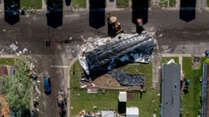 Im US-Bundesstaat Michigan hat ein Tornado Spuren hinterlassen. Foto: Neil Blake/The Grand Rapids Press/AP/dpa
